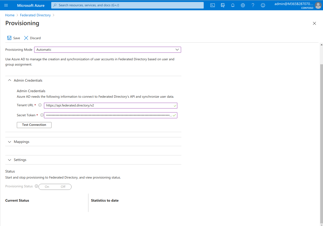 Enable Automatic Provisioning
